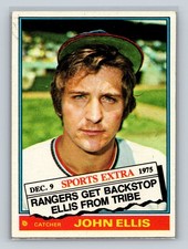 1976 Topps #383T John Ellis Traded Texas Rangers