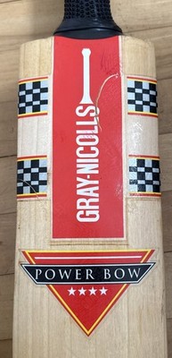 Gray-Nicolls '' Powerbow Original Cricketschläger'' English Willow SH Classic Retro.