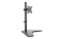 Open Box Ergotech DMRS-1 Freestanding Adjustable Single Monitor Stand Black 32"