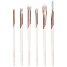 Professional Eye Makeup Brush Set 6 Piece Kit for Eyeshadow Eyeliner and Brow