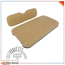 Tan Golf Cart Front Seat Cushion Set Fits EZGO TXT NEW