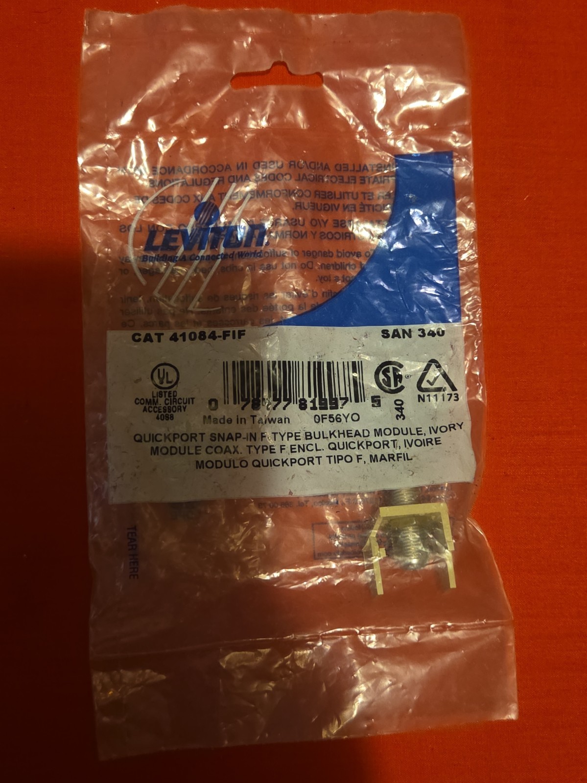 LEVITON - 41084-FIF - Ivory - Lot of 76