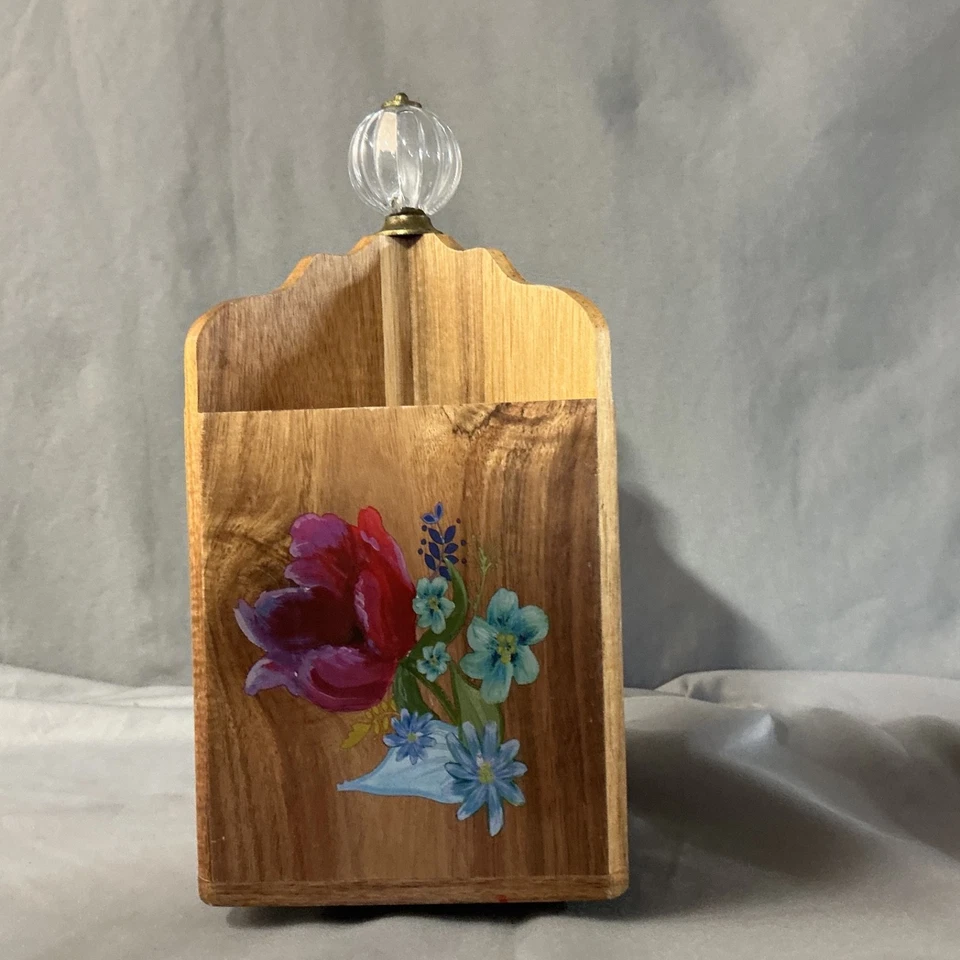 4-секционный деревянный вращающийся держатель для посуды The Pioneer Woman Spring Bouquet - Изображение 4 из 4