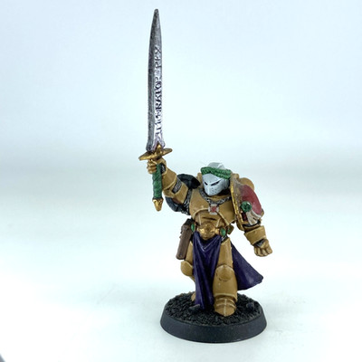 Emperor's Champion - Black Templars - bemalt Warhammer 40K Classic Metall X16373