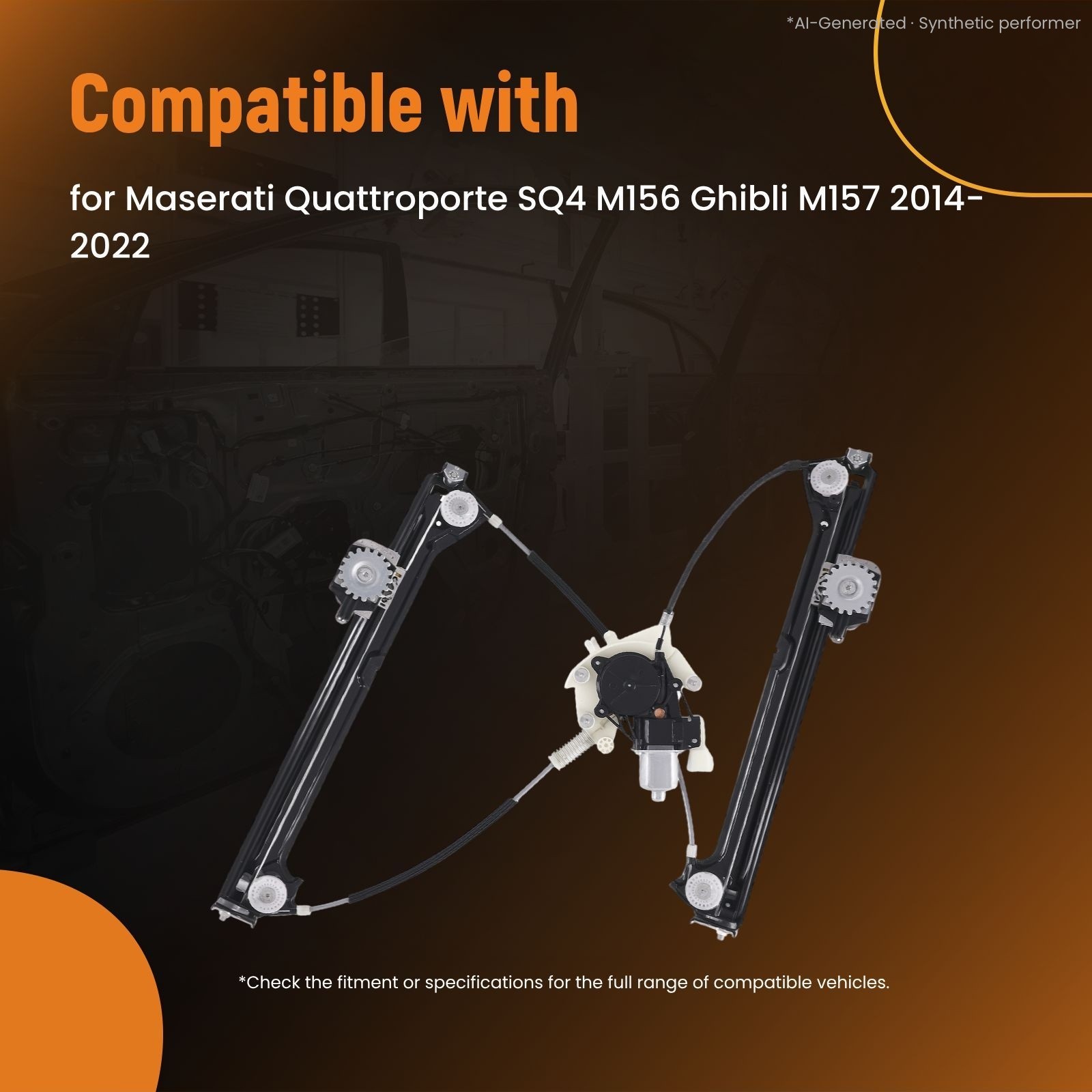 Maserati Quattroporte 2014-2022 Front Left Window regulator
