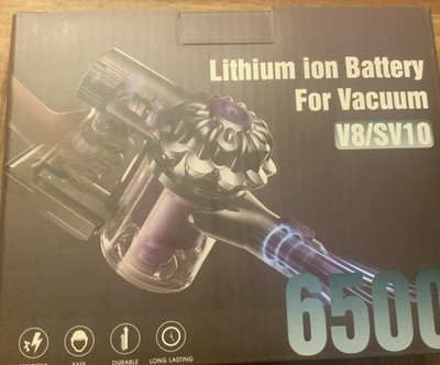 6500mAH Akku für Dyson V8 Li-Ion Ersatzakku SV10 Absolute Animal Staubsauger DE