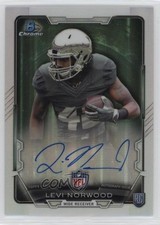2015 Bowman Chrome Rookie Auto Refractor Levi Norwood #RCRA-LN Auto 0ws
