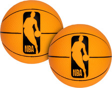 NBA 5  Foam Basketball - 2 Mini Soft Foam Youth Basketballs - Indoor  Outdoor