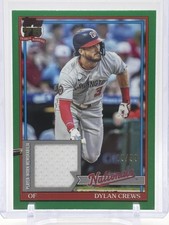 2026 Topps DYLAN CREWS 1991 Relic Jersey 91R-DC GREEN #d/99 Nationals