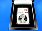 2025 S,  "S" Minted American Silver Eagle NGC Pf 70 Ucam FDOI, M.Gaudioso Signed