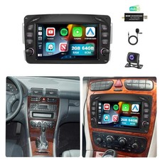2+64GB DAB+ F&uuml;r Mercedes Benz C-W203 2000-2005 Android 15 Autoradio Carplay KAM