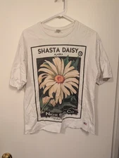 Niche Supply Co Shasta Daisy T-shirt Made In USA Small S 