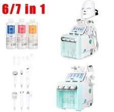 6/7 in 1 Hydrogen Water Facial Cleaner Aqua Peel Dermabrasion Beauty Machine USA