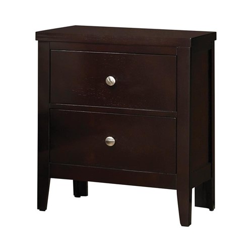 Coaster Carlton 5-Piece Wood Eastern King Panel Bedroom Set in Cappuccino - Picture 4 of 7