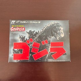 Godzilla Monster of Monsters Nintendo Famicom FC Toho Japan Import CIB Rare