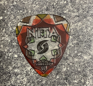 Nita Strauss Alice Cooper 2025 Stained Glass Guitar Pick (R)