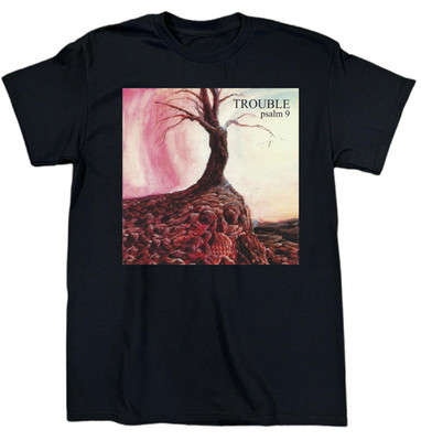 Trouble Band Psalm 9 Album Heavy Cotton Black S-5XL Shirt