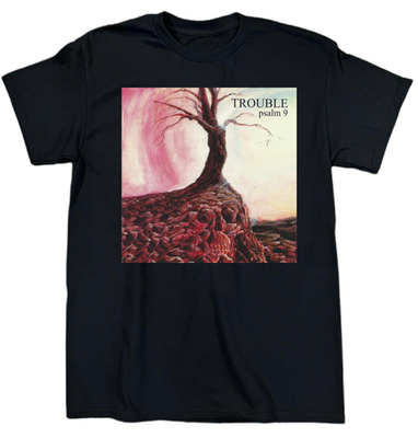 #ad Trouble Band Psalm 9 Album Heavy Cotton Black S 5XL Shirt $23.99