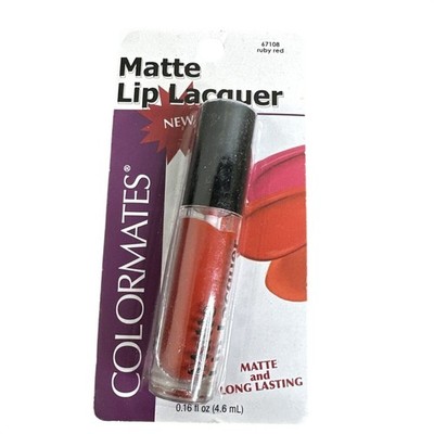 COLORMATES Matte Lip Lacquer 67108 Ruby Red Paraben Free