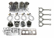 Rebuild Kit+4pcs Connecting Rod For Kubota V1512engine B2910hsd B7800hsd Tractor