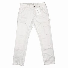 Frame Le Slouch Utility Patch Jeans | White | Size: W:29