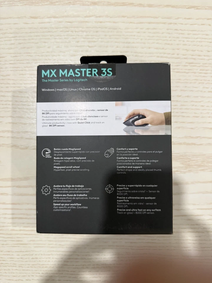 Logitech MX Master 3S Wireless Mouse - Graphite - Image 3 of 3