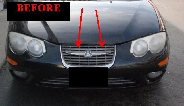 Chrysler 300M 1999 2000 2001 moldura cromada para parrilla superior con garantía 99 00 01 Foto 4 de 4