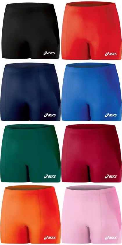 Asics Women's 4 Baseline Spandex Volleyball Shorts, BT500, 8