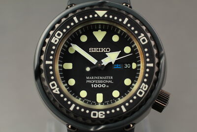 [NEARMINT] SEIKO PROSPEX 7C46-0AH0 SBBN025 MARINE MASTER  Qz From JAPAN X217