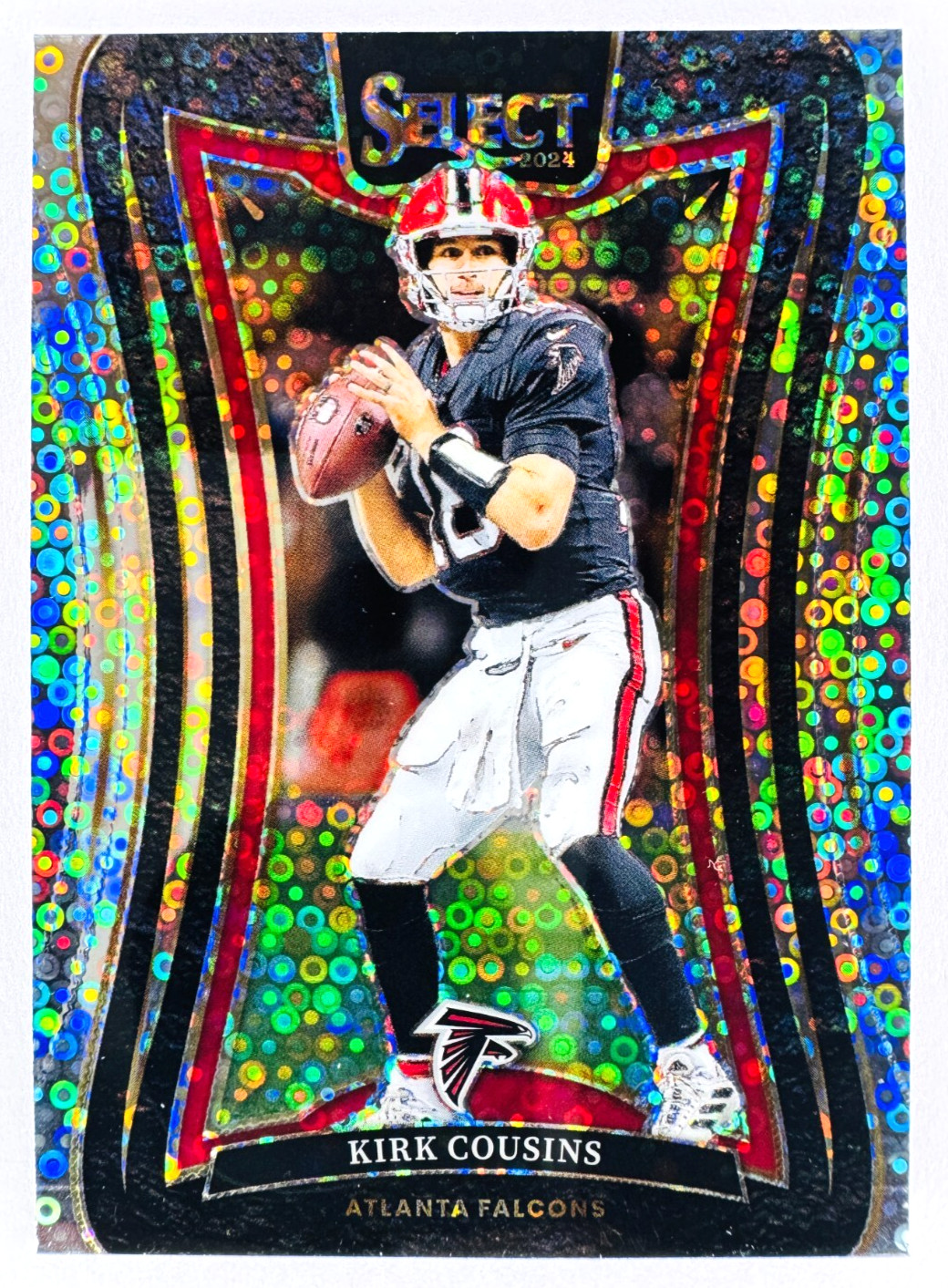 2024 Select Football KIRK COUSINS #359 Suite Level Silver Disco Prizm - Falcons