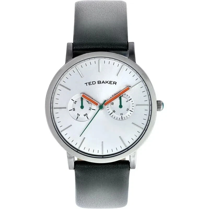 TED BAKER WATCH - TE1093 - MEN'S - ROUND - WHITE/GRAY - WATER RESISTANT - NEW! - Image 2 of 4