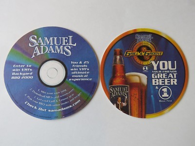 Boston Bier Untersetzer: Samuel Adams ~ Grill & Hinterhof BBQ 2000 ~ VH1 Musik