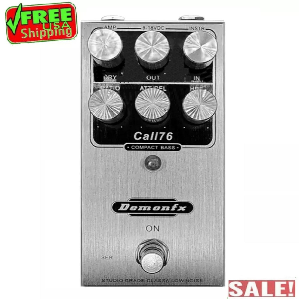 【新品】Demonfx Call76 Demonfx CALL76 Compact Bass Compressor Effect Pedal | eBay