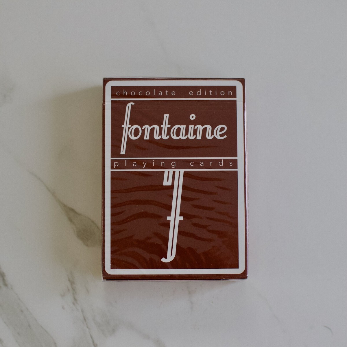FONTAINE Chocolate Edition Playing Cards 1/10,000 NEW