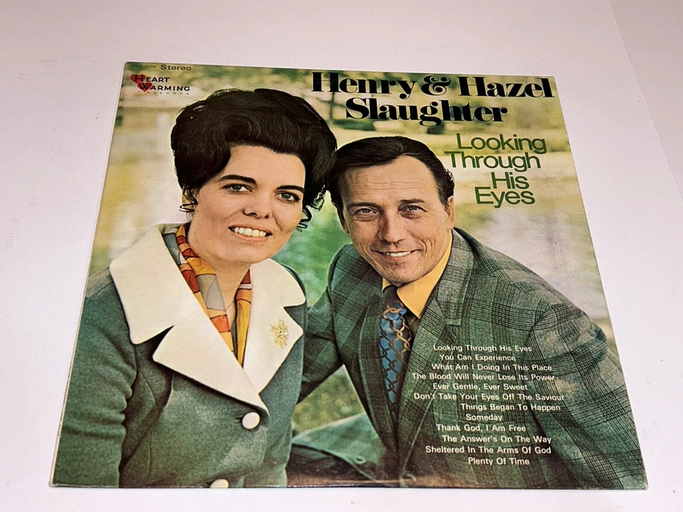 Henry & Hazel Slaughter Looking Through His Eyes Gospel Music Record LP 22S22 - Image 3 of 4