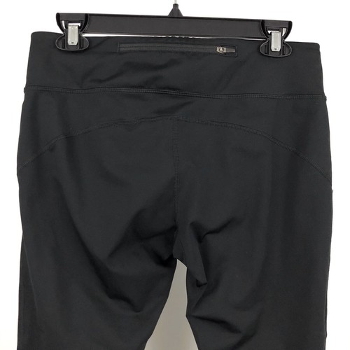 Nike Dri-Fit kurze Leggings M schwarz Reißverschlusstasche Taille binden aktiv Fitness Laufen - Bild 5 von 7