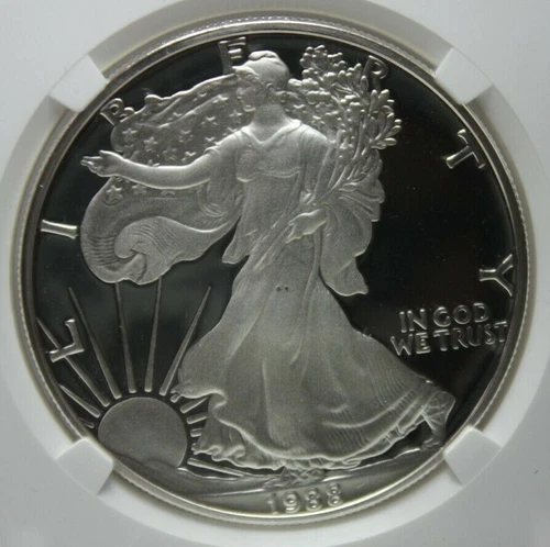 NGC 1988-S PF69 Ultra Cameo 1$ Proof Silver Eagle  [042GRA]