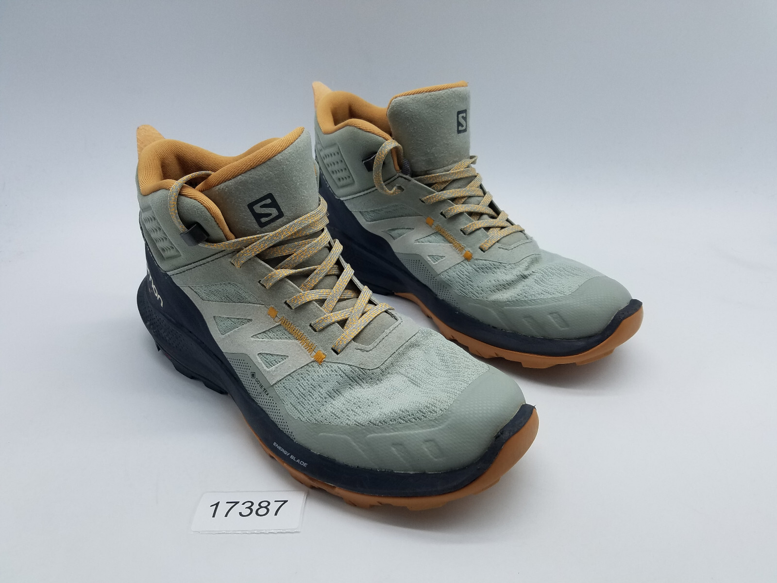 Scarpe da trekking Salomon Outpulse Mid GTX da donna taglia 8 5 ferro battuto ebano