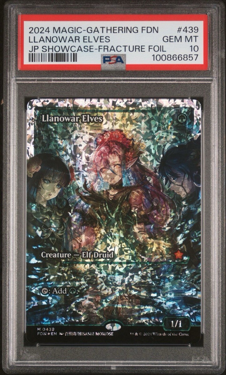 PSA 10 ~ 2024 MTG FDN #439 LLANOWAR ELVES JP SHOWCASE - FRACTURE