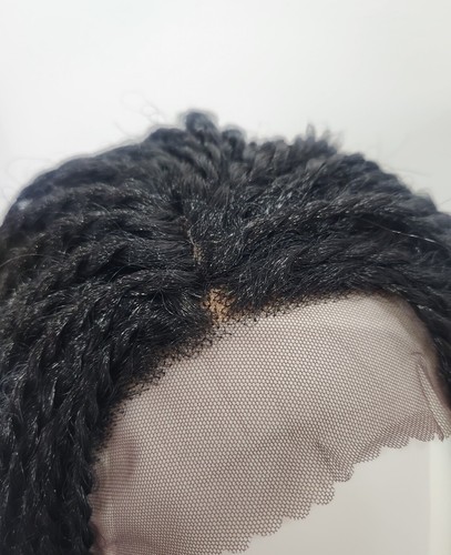 Lace Front Twist Braid Wigs Long Black Wig Synthetic Box Braids Hair - Picture 6 of 9