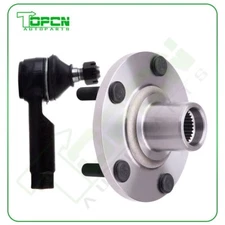 Steering Set 2 Front Wheel Hub & Bearing Outer Tie Rod Fits Infinit I35 2002-04