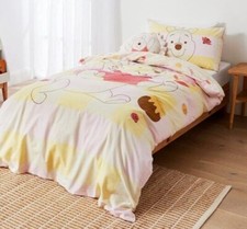 DISNEY WINNIE THE POOH BEAR Reversible SINGLE Bed Quilt Cover Set 100 COTTON