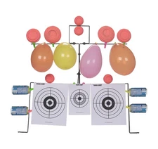 TargDots TargetMan Target Stand -with Clips, Paper Targets, Pasters, Balloons