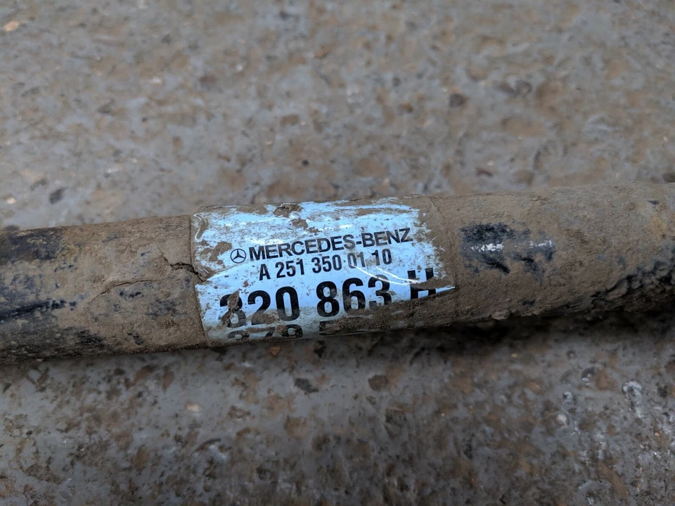 MERCEDES-BENZ R CLASS W251 DRIVESAHFT NSR PASSENGER LEFT REAR - Image 4 of 4