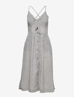 Superdry Jayde Tie Front Midi Dress 
