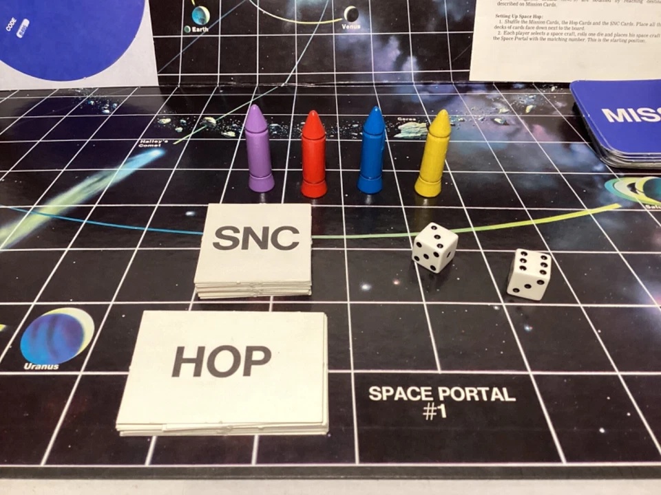 Vintage Board Game SPACE HOP Game of the Planets Teaching Concepts 1979 - Image 4 of 4