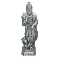 St. George 3.5" Pewter Statue Figure NEW Made in USA