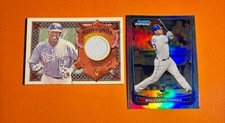 2012 Bowman Chrome Refractor #134 Salvador Perez & 2022 Topps Game Used Salvy