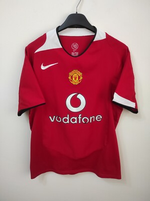 MANCHESTER UNITED 2004-2005 Vodafone camiseta shirt trikot maillot