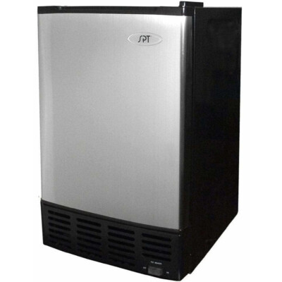 Stainless Steel Under Counter Ice Cube Maker, Built-In or Free-Standing Machine